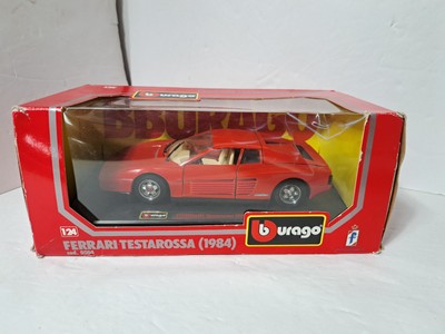 Ferrari Testarossa (1984) Burago Diecast 1/24 NEW NIB Italy | eBay