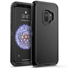 Black For Samsung Galaxy S9/S9 Plus Case Heavy Duty Shockproof Hard Phone Cover