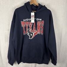 Houston Texans NFL Team Apparel Hoodie Navy Blue Size XL NWT