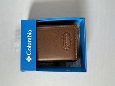 NEW In Box - COLUMBIA Mens Wallet BROWN