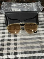 Lanvin LNV128S 733 Gold  58/18/140 Unisex Sunglasses - NEW/RARE