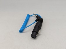 XLR-F to 3.5mm cable ONLY Sennheiser MKE 600 shotgun camera microphone mic blue