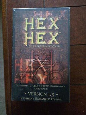 Hex Hex Version 1.5 Card Game 2006 by Smirk & Dagger New in Shrink Wrap