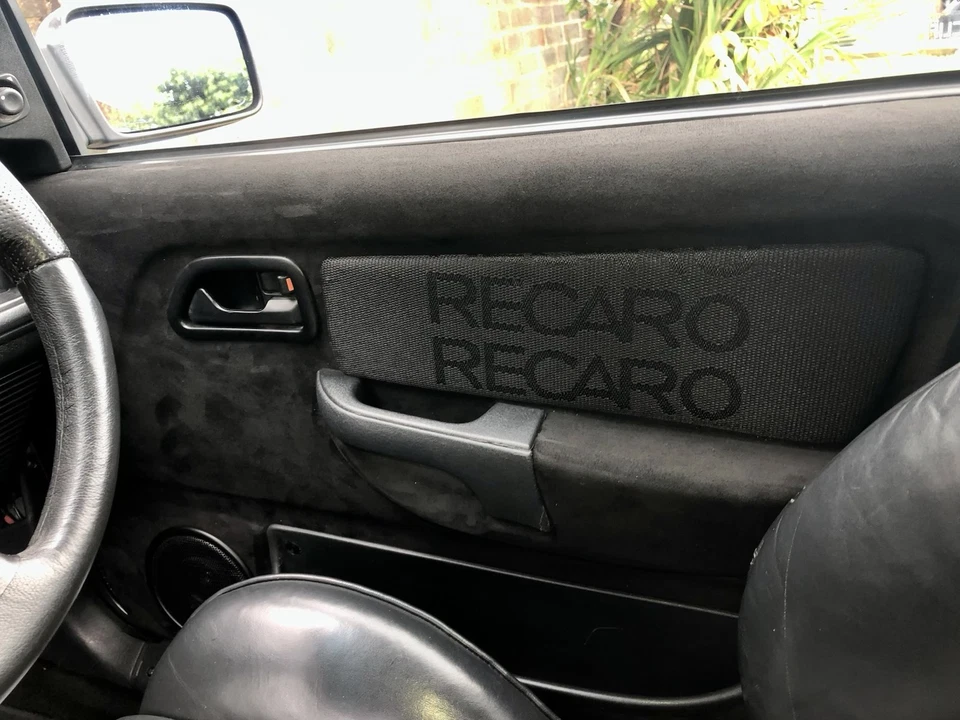 Nero Porta Card Kit Lusso Elasticizzato Camoscio Tessuto & Trim-Fix Spray - Immagine 4 di 4