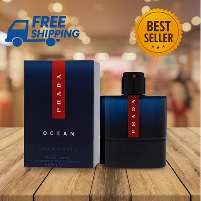 #ad Prada Luna Rossa Ocean Eau de Toilette 100ml Blue Red New in Box $49.99