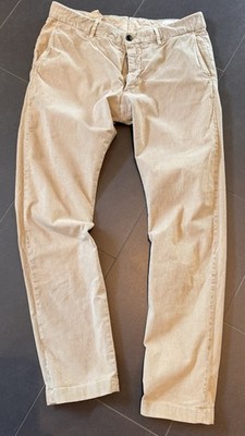 CLOSED - Herren Feincord Hose - Passform SLIM - Gr. 33 - Farbe Sand - Neuwertig