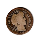 1912 S  barber dime