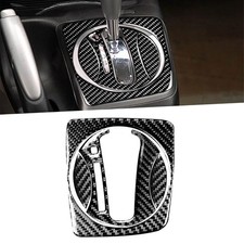 4pcs Carbon Fiber Console Gear Shift Panel Cover For Honda Civic 8th Gen 2006-11