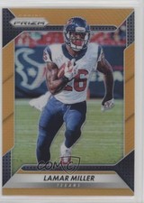 2016 Panini Prizm Orange Prizm 162/299 Lamar Miller #50 7l6