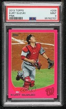 2013 Topps Pink 32/50 Kurt Suzuki #208 PSA 9 MINT 01mu