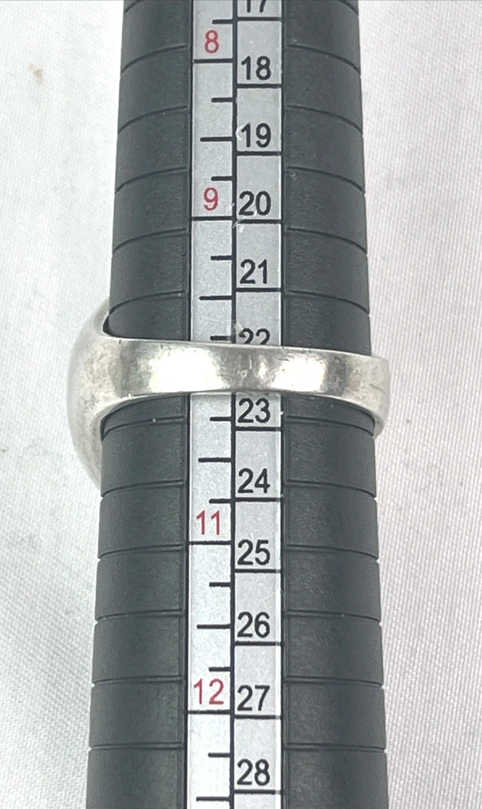 Vintage Solid Silver Fire Agate Large Heavy Ring … - image 7