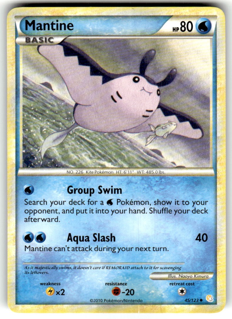 HeartGold SoulSilver #45/123 Mantine