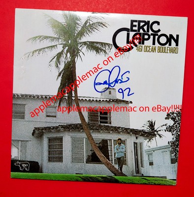 ERIC CLAPTON Signed ALBUM - IN PERSON - 461 Ocean Boulevard
