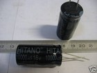 Lot 2 Condensateurs 10000µF 10000MF 16V Radial Hitano 18 x 36mm de Haut