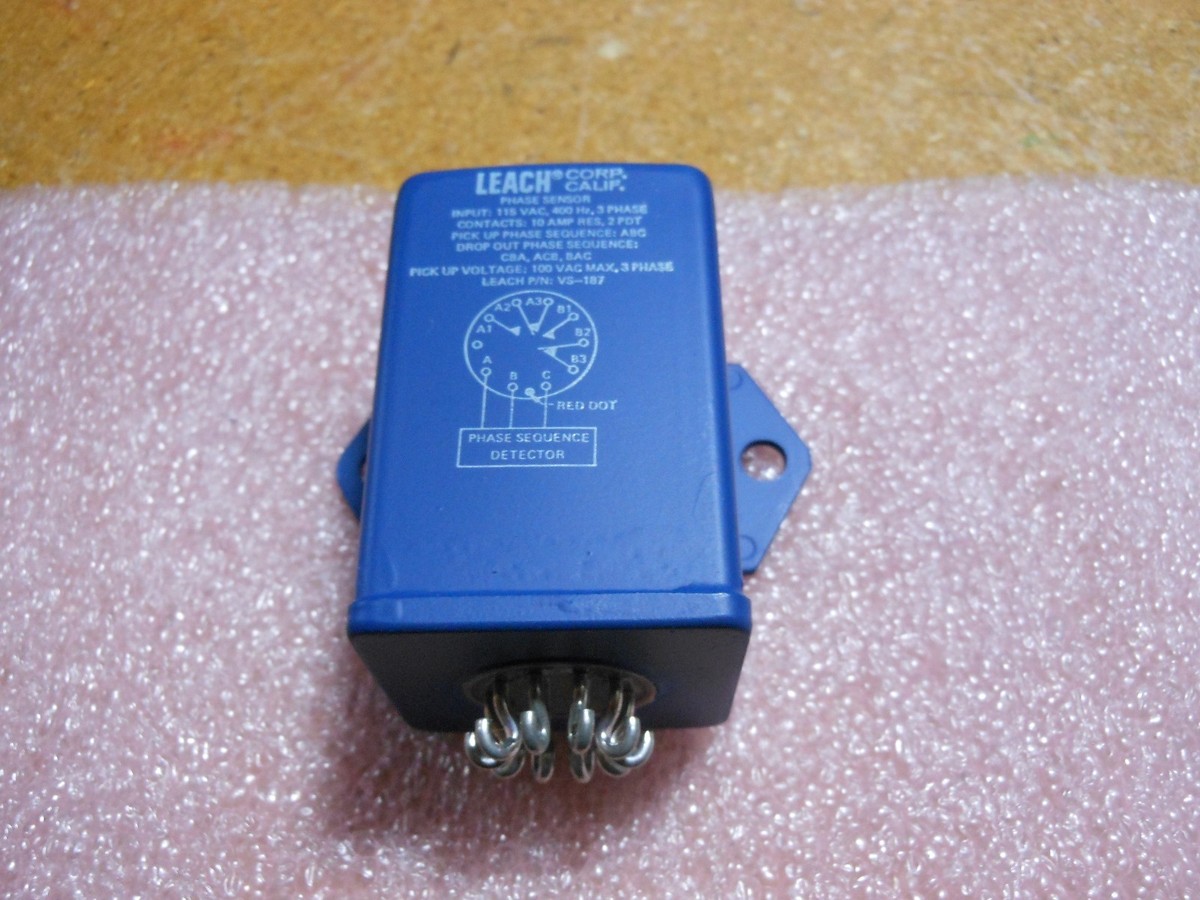 LEACH RELAY # VS-187 NSN: 5945-01-040-0909 | eBay