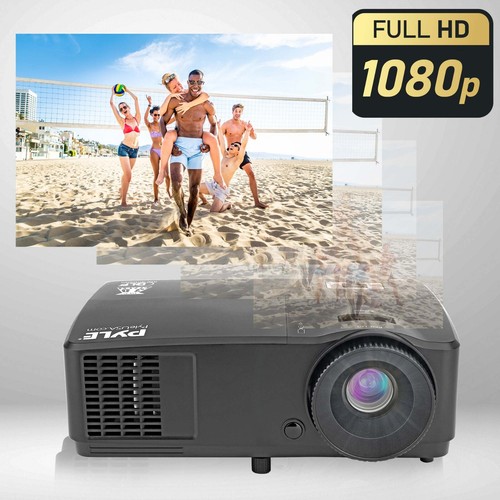 Pyle Full HD DLP 1080P 3000 Lumens Projector Home Theater High Performance - Picture 4 of 7