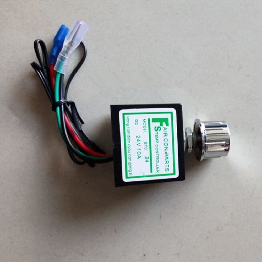 24V Car Air Conditioner Thermostat switch Adjustable temperature control