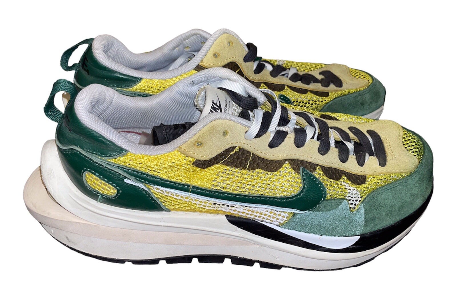 SACAI X NIKE Taglia 10 Nike sacai x VaporWaffle Tour Giallo CV1363 700 *senza scatola originale*