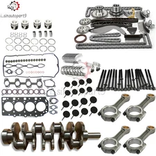 D4CB Engine Overhaul Rebuild Kit - Piston Rings Main Bearing Set For Hyundai 2.5