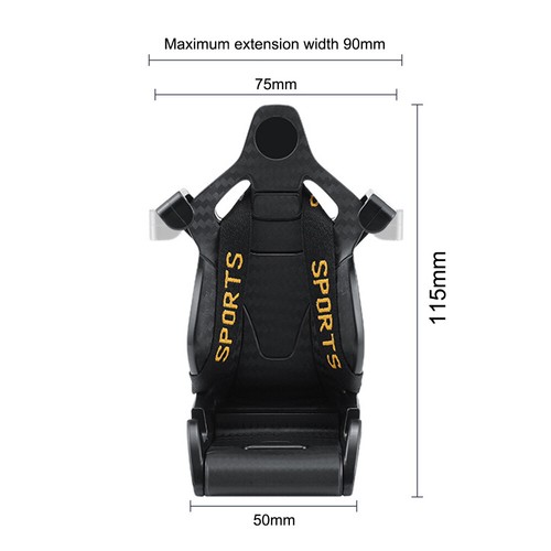 Universal Rotate Car Mount Holder Stand Air Vent Cradle For Mobile Cell Phone - Picture 13 of 23