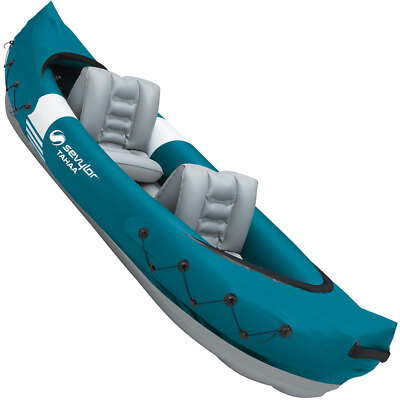 Sevylor Inflatable Tahaa Kayak Kajak aufblasbar Freizeitkajak 2 Personen Blau