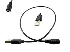 DC Power Plug USB 2.0 A Male to 3.5 x 1.35mm Female Jack Adapter Connector Cable