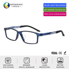 Sport Anti-Blue Light Blocking Reading Glasses Gaming Computer Glasses Reader
