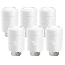 Tuya 1-6PCS Wifi TRV Radiator Actuator Valve Thermostatic Radiator Valve