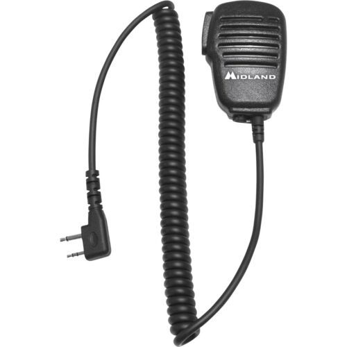 NEW Midland AVPH10 Black Shoulder Speaker Mic 3.5mm Audio Jack for GMRS Radios - Picture 4 of 4