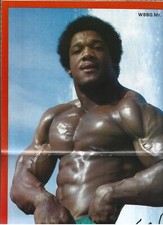 TC393  Mr. USA Tony Atlas Signed Vintage Muscle Magazine Poster w/COA