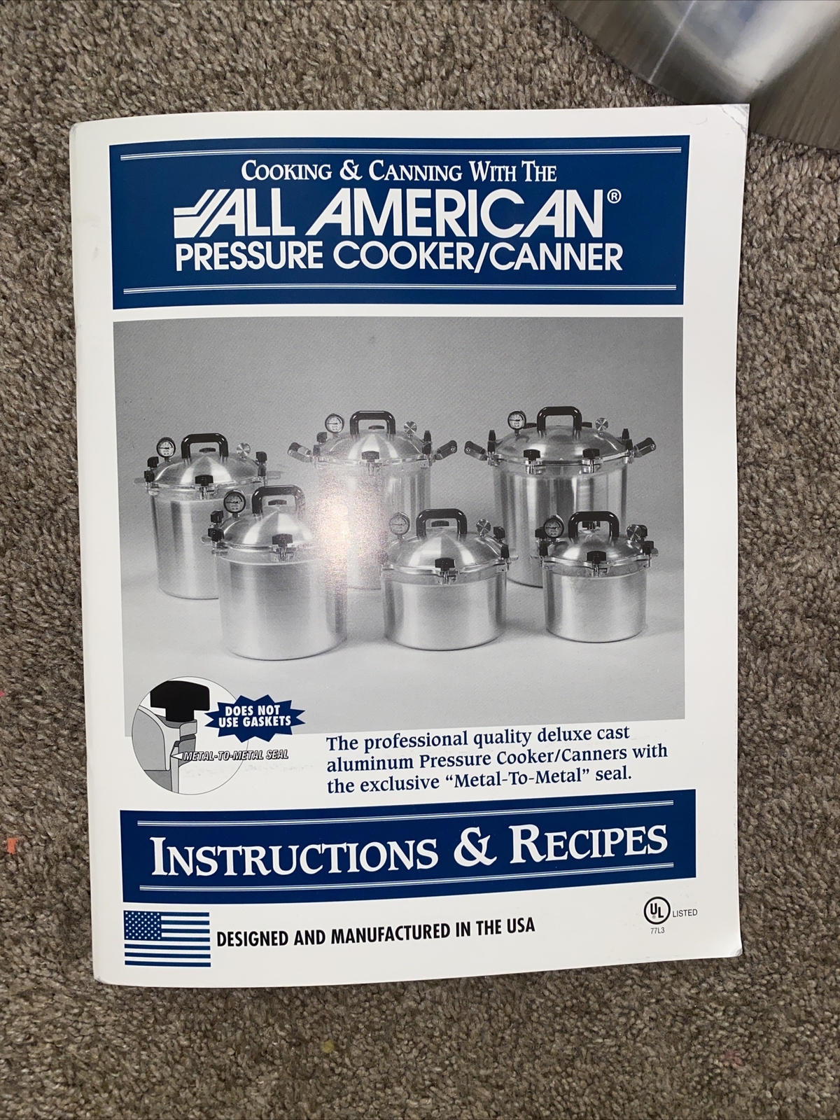 All American 921 21.5 Qt Heavy Cast Aluminum Pressure Cooker / Canner