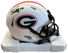 TATE RATLEDGE SIGNED GEORGIA BULLDOGS MINI HELMET BECKETT WITNESS COA LIONS
