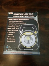 Portable LED/COB Work Light USB Rechargeable Floodlight Torch Camping Flashlight