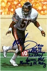 Mike Singletary Signed Auto GLAC Goal Line Art Card w/ 5 Insc Beckett W BAS COA
