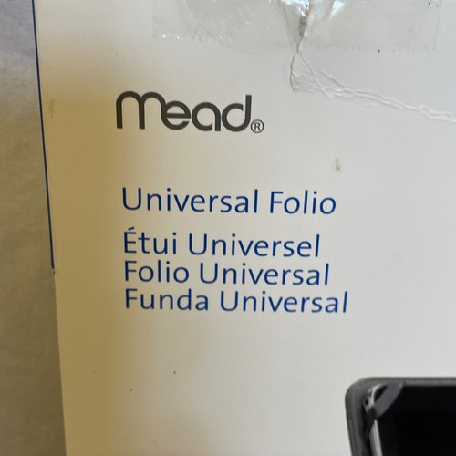 Kensington Blue Universal Folio For 9"-10" Tablet NIB Trapper Keeper by MEAD - Picture 3 of 9