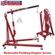 2 Ton Tonne Hydraulic Folding Engine Crane Stand Hoist lift Jack Garage Workshop