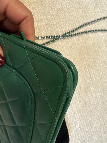 Chanel WOC Wallet On chain Green Lambskin - Picture 8 of 18