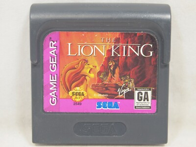 The Lion King (SEGA Game Gear) Authentic Cart Only 96427012054| eBay