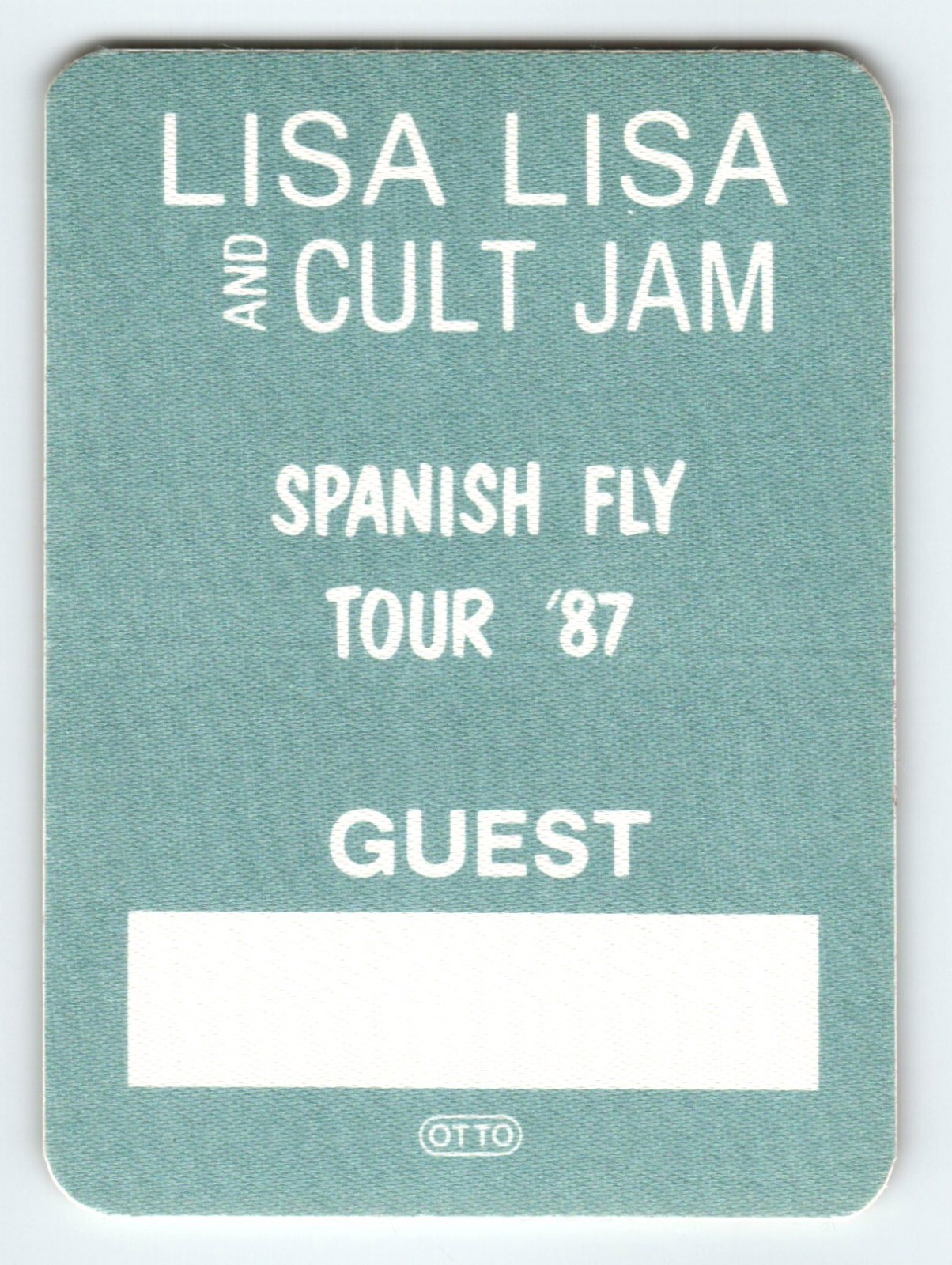 Lisa Lisa And Cult Jam Backstage Pass 1987 Pop Soul Dance Music Vintage