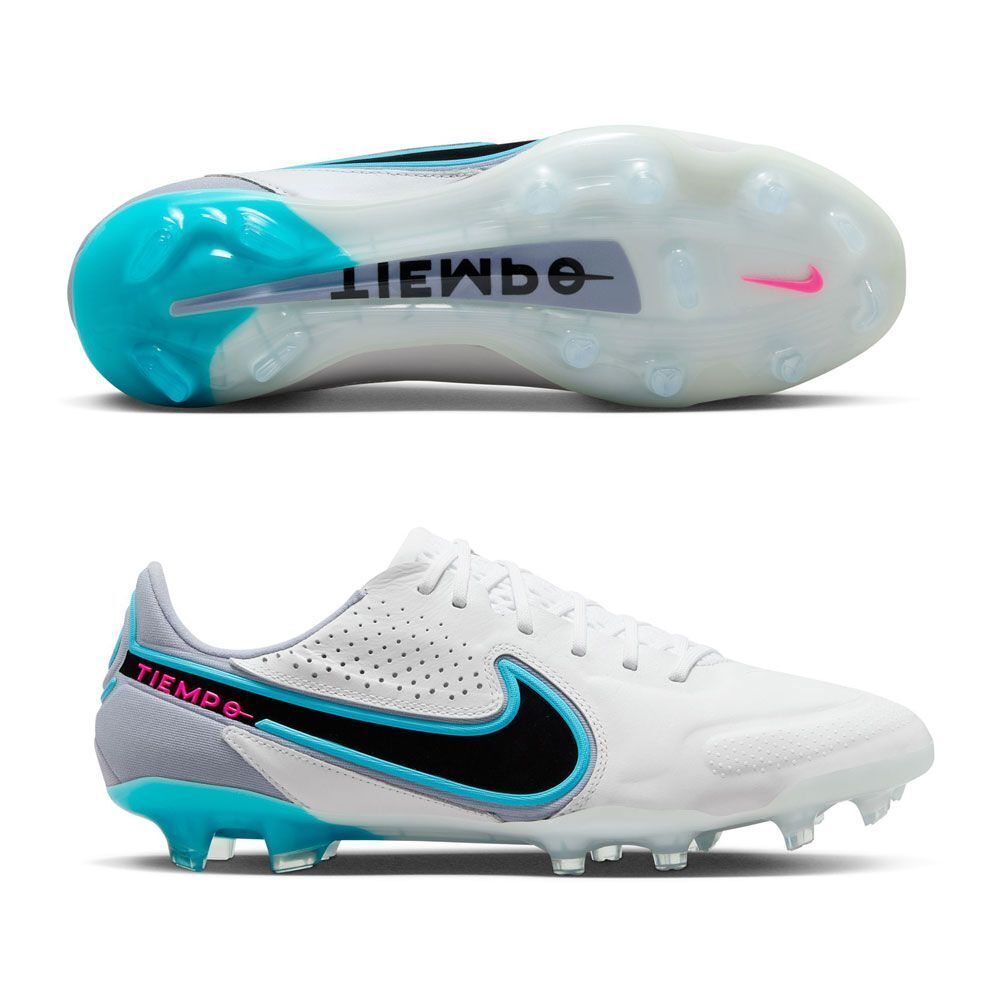 Nike Tiempo Legend 9 Elite FG Blast Pack White Blue Pink Nike Tiempo Legend 9 Elite FG Blast Pack White Blue Pink