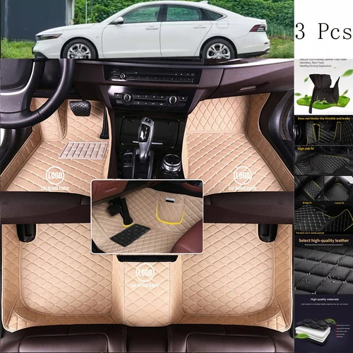 Car Floor Mats For BMW E46 E36 E60 X5 E70 E30 F10 G30 E30 E34 E39 E90 Custom - Imagen 13 de 45