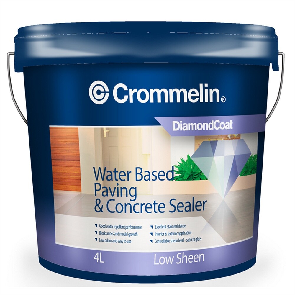 Crommelin 4L DiamondCoat Water Based Paving And Concrete Sealer eBay