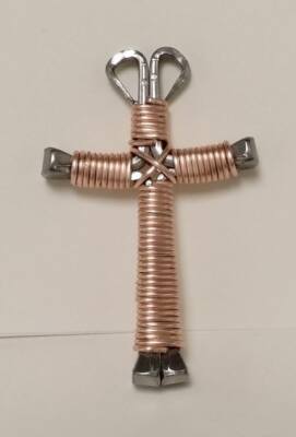 Horseshoe Nail Cross *Reminders Cross* Choice of 50 Colors