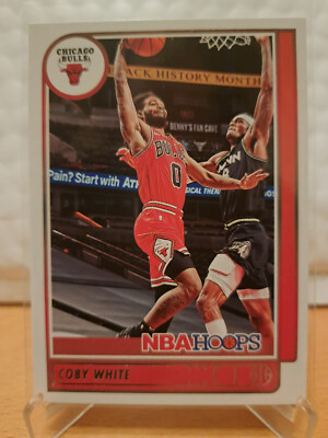 Panini NBA Hoops 2021-22 Coby White Bulls #35 Basketball NBA 