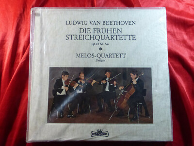 BEETHOVEN DIE FRÜHEN STREICHQUARTETTE OP. 18 NR.1-6 MELOS-QUARTETT STUTTGART 3LP