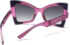Oversized Cat Eye Sunglasses for Women Trendy UV Protection Butterfly Purple