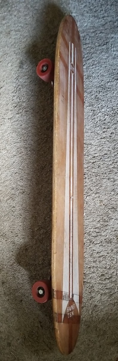 Vintage Sears Hang Ten Skateboard 35”x 6.5” RARE | eBay