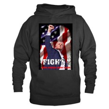 Donald Trump Fight Rally Shooting Trump 2024 Campaign Political Hoodie