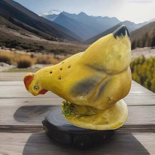 Chickens Salt Or Pepper Shaker Vintage 1950’ Single Same Day Expedited Shipping!