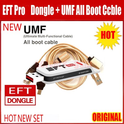 new Original EFT Pro dongle  EFT dongle + UMF all boot Cable #T8